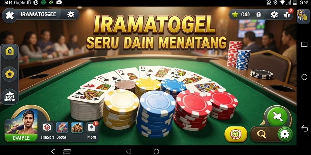 Tampilan gameplay Gaple yang menarik di IRAMATOGEL.