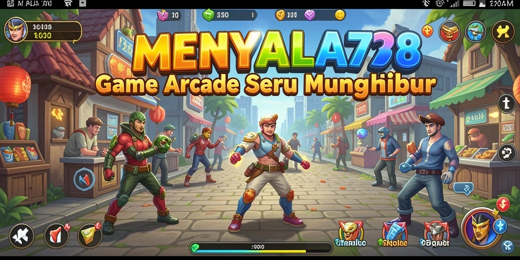 Tampilan seru gameplay MENYALA78 yang menantang.