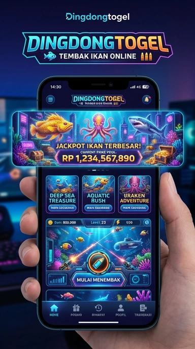 Tampilan utama aplikasi dingdongtogel dengan navigasi yang jelas.